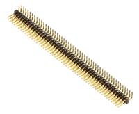 tsw-150-08-g-d-ra Samtec TSW Series Right Angle Through Hole Pin Header, 100 Contact(s), 2.54 mm Pitch, 2 Row, Unshrouded