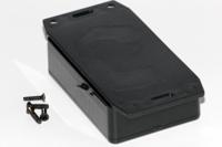 1591mf2sbk Hammond 1591 Series ABS Enclosure, IP54, Flanged, 85 x 56 x 26mm