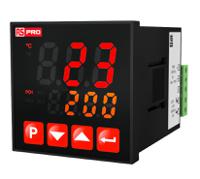 222-8114 RS PRO Panel Mount PID Temperature Controller, 48 x 48mm 2 Input, 3 Output Relay, SSR, 100 → 240 V Supply