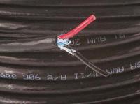 25012-bk005 Alpha Wire Xtra-Guard 2 Performance Cable Control Cable, 2 Cores, 0.23 mm² 24 AWG, Unscreened, 30 m, Black Polyvinyl