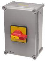 466-261 RS PRO 6P Pole DIN Rail Isolator Switch - 32A Maximum Current, 11kW Power Rating, IP65