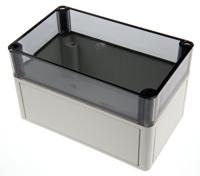 11150601 Spelsberg TK PS Series Grey Polystyrene Enclosure, IP66, Transparent Lid, 180 x 110 x 111mm