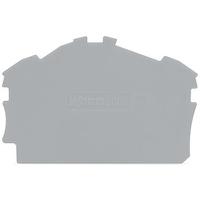 2002-6391 WAGO TOPJOB S Series End And Intermediate Plate for Use with DIN Rail Terminal Block