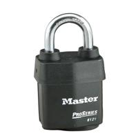 6121ka Master Lock Padlock Weatherproof Steel Padlock, Keyed Alike, 8mm Shackle, 54mm Body