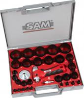 694-c-32-n SAM , 32 Piece Punch Kit With Joint Cutter Twining, Punches