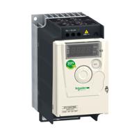atv12h075m3 Schneider Electric Inverter Drive, 0.75 kW, 3 Phase, 230 V ac, 5.3 A, ATV 12 Series