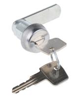 1414014 Euro-Locks a Lowe & Fletcher group Company Stainless Steel Camlock, 22mm Panel-to-Tongue, 19.1 x 16mm Cutout, Key Unlock