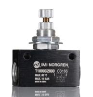 t1000c2800 Norgren T1000 Series Threaded Flow Regulator, G 1/4 Female Inlet Port x G 1/4 Female Outlet Port
