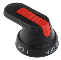 ohb65j6-1sca022380r9660 ABB Black Rotary Handle