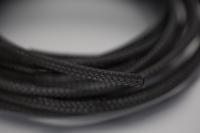 408-198 RS PRO Expandable Braided PET Black Cable Sleeve, 5mm Diameter, 5m Length
