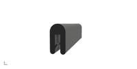 175-2563 RS PRO Black EPDM Edge Protection, 20m