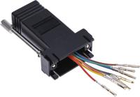 818-700 RS PRO D Sub Adapter Female 9 Way D-Sub to Female RJ45