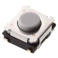 evpbf6c1a000 Panasonic Black, Grey Push Plate Tactile Switch, SPST 20 mA Surface Mount