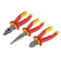 10505519 Irwin 3-Piece Plier Set, VDE/1000V, 180 mm Overall