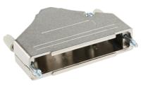 mhdtzk37-ra-pc-k MH Connectors MHDTZK-RA Series Zinc D Sub Backshell, 37 Way, Strain Relief