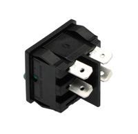 h8653vbnab Arcolectric (Bulgin) Ltd Illuminated DPST, On-Off Rocker Switch Panel Mount