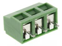 790-1073 RS PRO PCB Terminal Block, 3-Contact, 5.08mm Pitch, Through Hole Mount, 1-Row, Screw Termination