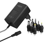 1201-0000 Ansmann 7.2W Plug-In AC/DC Adapter 3V dc Output, 600mA Output