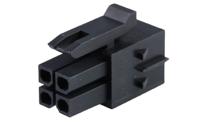 206461-0400 Molex, Micro-Fit+ Receptacle Connector Housing, 3mm Pitch, 4 Way, 2 Row
