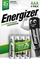 7638900424256 Energizer NiMH Rechargeable AAA Battery, 500mAh, 1.2V