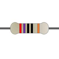 mfr-25fte52-270r Yageo 270Ω Metal Film Fixed Resistor 0.25W ±1% MFR-25FTE52-270R