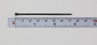 664-2887 RS PRO Cable Tie, Sub Miniature, 71mm x 1.6 mm, Black Nylon, Pk-100