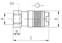 176-1911 RS PRO Nickel Plated Brass Female Quick Air Coupling, G 3/8 Female Threaded