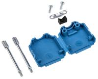 mhdppk9-b-k MH Connectors MHDPPK-SLIM Series Polyamide D Sub Backshell, 9 Way, Strain Relief