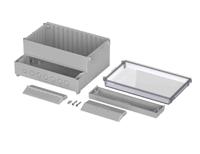 41250109-rcp-2500 Bopla RegloCard-Plus Series ABS, Polycarbonate Wall Box, IP54, Viewing Window, 257 mm x 217 mm x 132.5mm