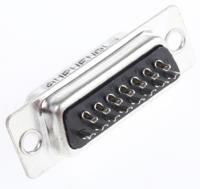 l717sda15p Amphenol Communications Solutions SD 15 Way Panel Mount D-sub Connector Plug