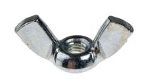 521-850 18mm Bright Zinc Plated Steel Wingnut, M4