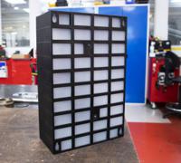 877-6812 RS PRO 40 Drawer Unit, Plastic, 420mm x 270mm x 130mm, Black