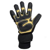4502000-07 Goldfreeze Coldstore Gloves Yellow, Black Spandex, Polyvinyl Chloride, Grain Leather Waterproof Gloves, Size 7