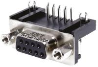 l717sde09p1ach4f Amphenol Communications Solutions L717SD 9 Way Right Angle Through Hole D-sub Connector Plug, with 4-40 UNC Female