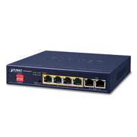 gsd-604hp Planet GSD-604HP, Unmanaged 6 Port Network Switch With PoE RJ-45
