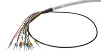 2926483 Phoenix Contact Male 15 Pin D-sub Unterminated Cable, 4m PVC, CABLE-D-15SUB/M/OE/0.25/S/4.0M Series