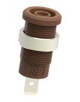 3274-i-bn Electro PJP Brown Female Banana Socket, Plug In Termination, 36A, 600 → 1000V