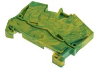 3211935 Phoenix Contact 3-Way PTS 2.5-TWIN-PE Earth Terminal Block, 26 → 12 AWG Wire, Push In, Polyamide Housing