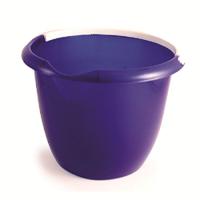 222-8507 10L Plastic Blue Bucket With Handle
