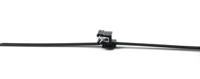 156-03219 HellermannTyton Cable Ties, , 200mm x 4.6 mm, Black Nylon, Pk-100