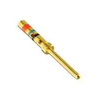 38941-20l TE Connectivity Male Crimp Circular Connector Contact, Contact Size 20, Wire Size 20 AWG
