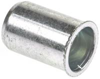 623-5533 POP Galvanised, M8 Steel Threaded Insert, 11.5mm diameter 10.6mm Depth 16mm