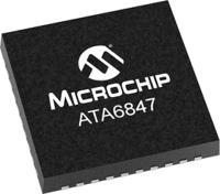 ata6847t-5050enhx Microchip ATA6847T-5050E/NHX, Brushless DC Motor Driver 40-Pin, VQFN