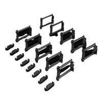 7111214 Rittal Steel Cable Organiser for Use with Cable Bundle