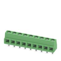1729089 Phoenix Contact PCB Terminal Block, 9-Contact, 5mm Pitch, Wave Soldering, 1-Row, Plug In, Screw Termination