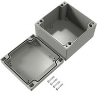 041212080 Rose Aluform Series Grey Die Cast Aluminium Enclosure, IP66, IK09, Grey Lid, 120 x 120 x 81mm