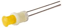 mi512fl30hyellow Oxley Yellow Panel Mount Indicator, 12V, 5mm Mounting Hole Size, Lead Wires Termination, IP66