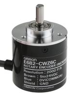 e6b2-cwz6c-2000pr-2m Omron E6B2 Series Incremental Incremental Encoder, 2000 ppr, NPN Open Collector Signal, Solid Type, 6mm Shaft
