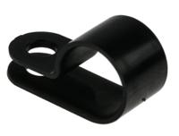 211-60005-h6p-pa66hs-bk HellermannTyton 11mm Black, Polyamide P Clip
