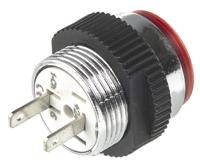 skcd-16014 Signal Construct Red Panel Mount Indicator, 24 → 28V, 16mm Mounting Hole Size, IP67